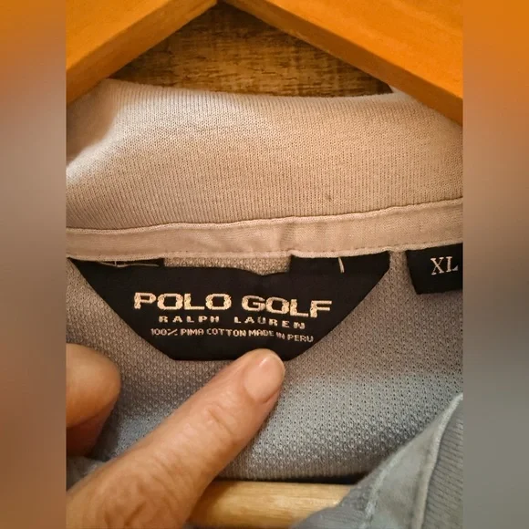NWOT Ralph Lauren Polo Golf Quarter Zip 100% Pima Cotton XL Blue